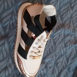 Steve Madden rose gold sneaker sandals